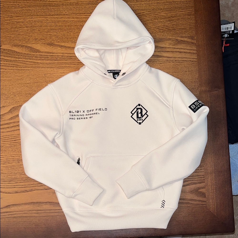 BL101 White Hoodie